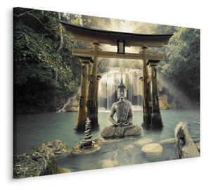 Quadro Buddha Smile (1 Part) Wide
