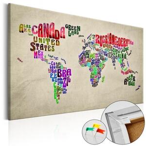Quadri di sughero Global Tournée (EN) [Cork Map]