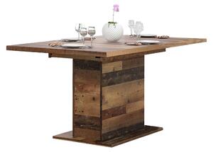 TAVOLI DA DOGANA Tavolo da pranzo allungabile 160-200 x 90 cm in legno vecchio vintage