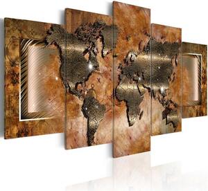 Quadro Mappa di acciaio