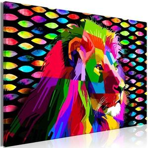 Quadro Rainbow Lion (1 Part) Wide