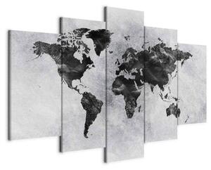Quadro Concrete World (5 Parts) Wide