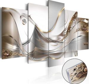 Quadri su vetro acrilico Golden Flight [Glass]