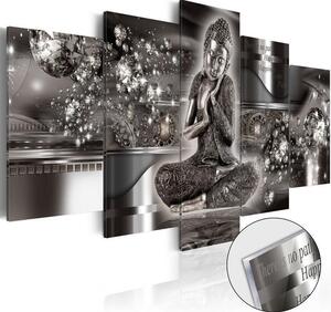 Quadri su vetro acrilico Silver Serenity [Glass]