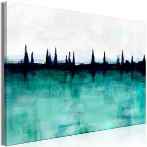 Quadro - Mountain Lake (1 Part) Wide