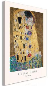 Quadro - Gustav Klimt - The Kiss (1 Part) Vertical