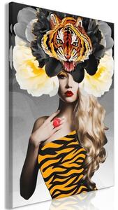 Quadro - Eye of the Tiger (1 Part) Vertical