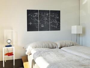 Quadro di sughero - Travel broadens the mind (triptych)