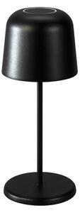 Konstsmide 7845-750 Biot Lampada da tavolo e da bottiglia USB | nero opaco | per interni | senza fili | autonomia della batteria 8–16 ore | 11 x 11 x 30 cm