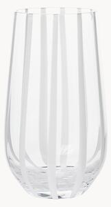 Bicchiere in vetro soffiato Stripe