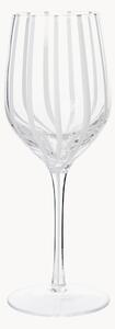 Calice da vino bianco in vetro soffiato Stripe