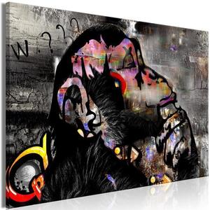 Quadro - Pensive Monkey (1 Part) Wide