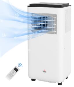 DecHome Condizionatore Portatile 7000 BTU/h Climatizzatore solo Freddo Funzione Deumidificatore con Telecomando e Timer colore Bianco - 80V0WT