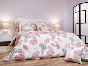 Set di lenzuola in raso "Autunno" marrone 140x200, 70x90 cm