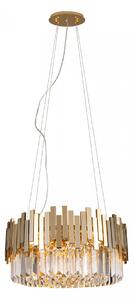 Lampadario TREND dorato 8xE14x40W in metallo, dimensioni: 150x45x45 cm, IP20, Maxlight