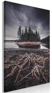 Quadro - Wooded Island (1 Part) Vertical