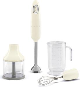 Smeg Frullatore ad Immersione Minipimer Potenza 700 Watt Capacit Ciotola 1.4 Litri con Bicchiere Funzione Turbo colore Panna Lucido - HBF03CREU 50