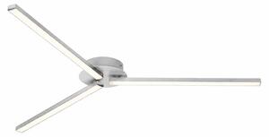 Lampada da soffitto a LED, alluminio, 2 elementi orientabili, L 74 cm