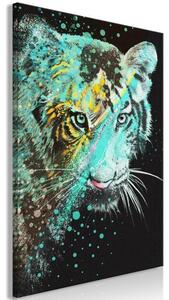 Quadro - Mint Tiger (1 Part) Vertical