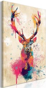 Quadro - Watercolor Deer (1 Part) Vertical