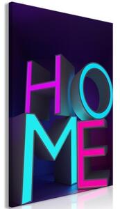 Quadro - Home Neon (1 Part) Vertical