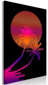 Quadro - Palm at Sunrise (1 Part) Vertical