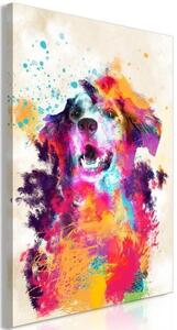Quadro - Watercolor Dog (1 Part) Vertical