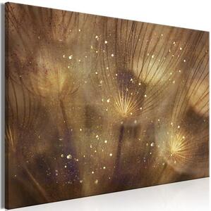 Quadro - Golden Dandelions (1 Part) Wide