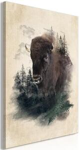 Quadro - Stately Buffalo (1 Part) Vertical