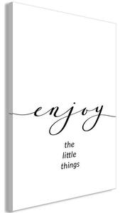 Quadro - Enjoy the Little Things (1 Part) Vertical