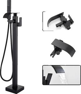 Miscelatore per vasca, elegante superficie in ottone, doppio comando, rubinetto MMW