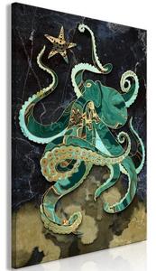 Quadro - Marble Octopus (1 Part) Vertical