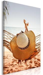 Quadro - Hammock on the Beach (1 Part) Vertical