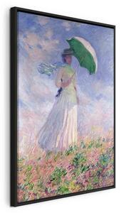Quadro - Woman with a Parasol, facing right