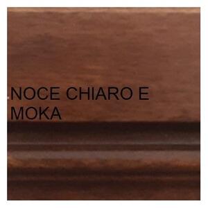 MOBILI 2G - Madia Credenza Shabby chic in legno 4 porte bicolore l.205 p.42 h.85