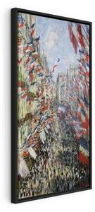Quadro - The Rue Montorgueil Paris Celebration of June (Claude Monet)