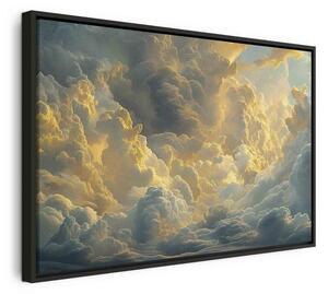 Quadro - Last Breath of the Day: Clouds Illuminated by Evening Glow
