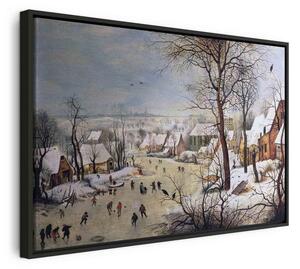 Quadro - Winter Landscape with Birdtrap (Pieter Bruegel the Elder)