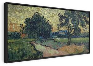 Quadro - Landscape with the Chateau of Auvers at Sunset (Vincent Van Gogh)