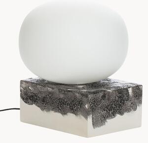 Lampada da tavolo a LED in vetro soffiato Magma Two
