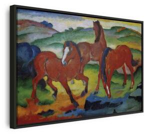 Quadro - The Red Horses (Grazing Horses IV) (Franz Marc)