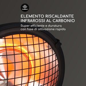 Blumfeldt Heatspot Radiatore da Terrazza 900/1500/200W IR ComfortHeat Nero