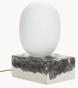 Lampada da tavolo a LED in vetro soffiato Magma Two