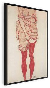 Quadro - Stehende Frau in Rot