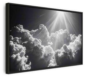 Quadro - Hope in the Clouds: Inspiring Rays of the Sun – Awaken Emotions