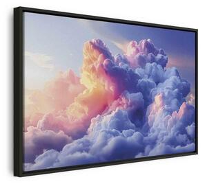 Quadro - Clouds Like Painted: Artistic Brushes of Dawn Painting the Sky