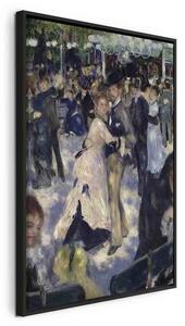 Quadro - Le Moulin de la Galette detail of the dancers (Pierre-Auguste Renoir)