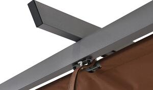 Pergola da terrazzo Brown La Palma 3x4m Garden Point