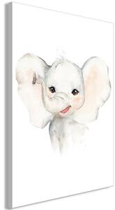 Quadro - Happy Elephant (1 Part) Vertical