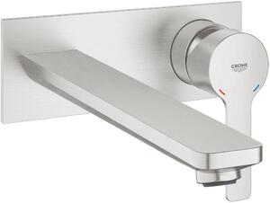 Grohe Lineare 2 trous pour lavabo, montage mural, saillie 207mm, 23444DC1, 23444DC1
